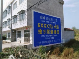 高县墙体广告质量分析