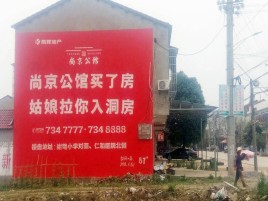 高县墙体广告在乡镇、农村市场的媒体优势