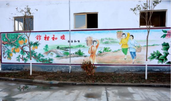 高县乡镇文化墙 乡风文明焕发新活力